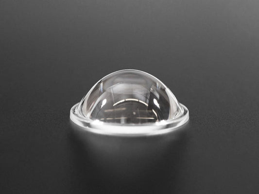 Convex Plastic Lens with Edge (40mm Diameter) by The Pi Hut - The Pi Hut