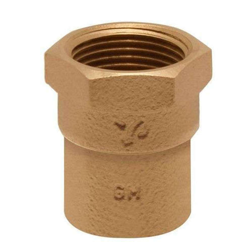 Copper Female Socket 22mm x 3/4"