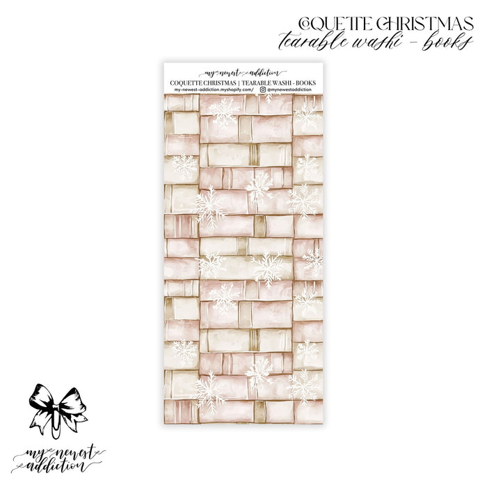 Tearable Washi - Books / Premium Matte