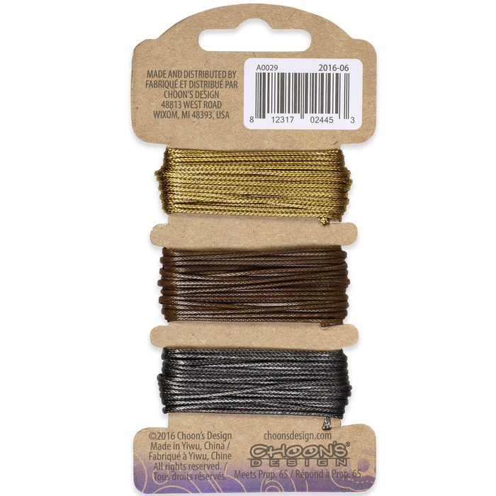 Cord Refill (#17 Light Brown - #15 Brown - #6 Grey) A0029