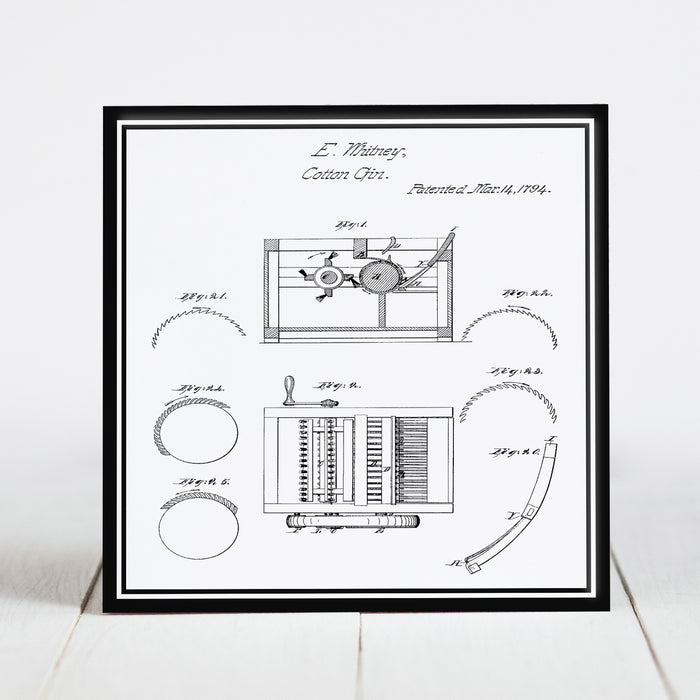 Cotton Gin Patent c.1794