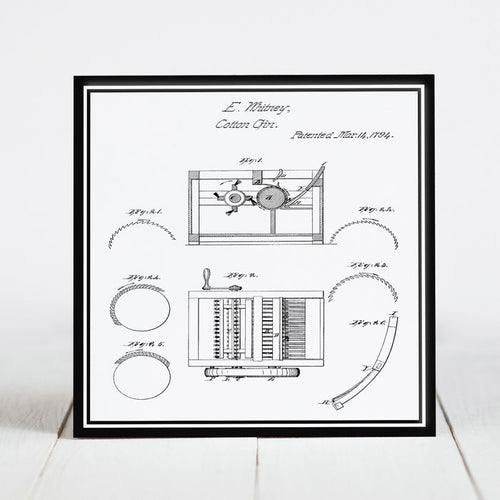 Cotton Gin Patent c.1794