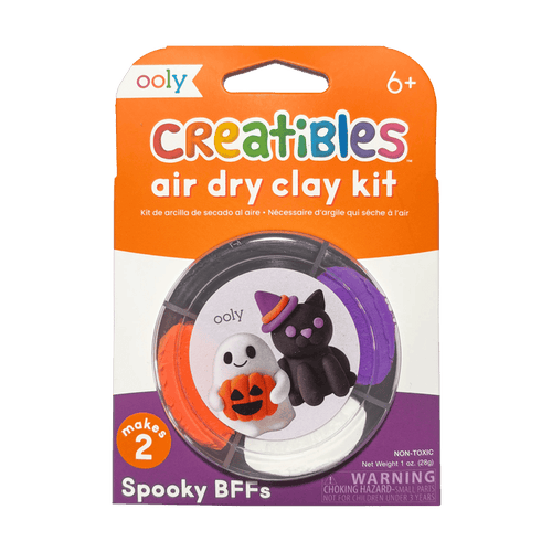 Creatibles Mini Air Dry Clay - Spooky BFFs - 2 Designs