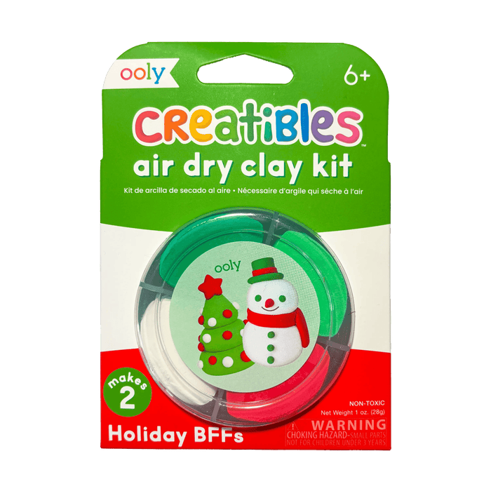 Creatibles Mini Air Dry Clay Kit - Holiday BFFs - 2 Designs
