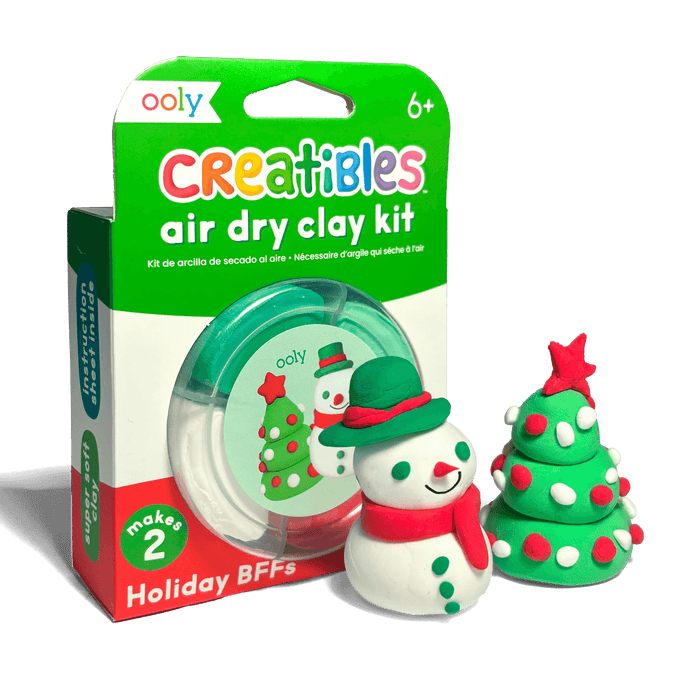 Creatibles Mini Air Dry Clay Kit - Holiday BFFs - 2 Designs