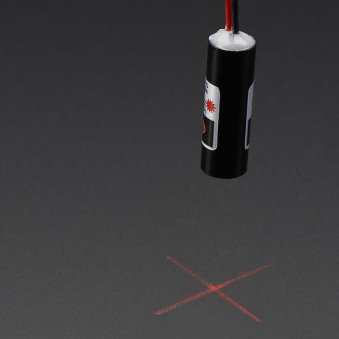 Cross Laser Diode - 5mW 650nm Red by Adafruit - The Pi Hut