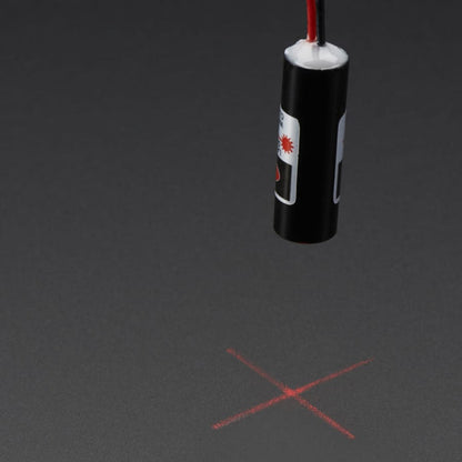 Cross Laser Diode - 5mW 650nm Red by Adafruit - The Pi Hut