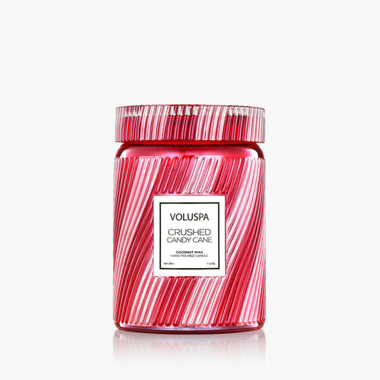 Crushed Candy Cane - Large Jar Candle