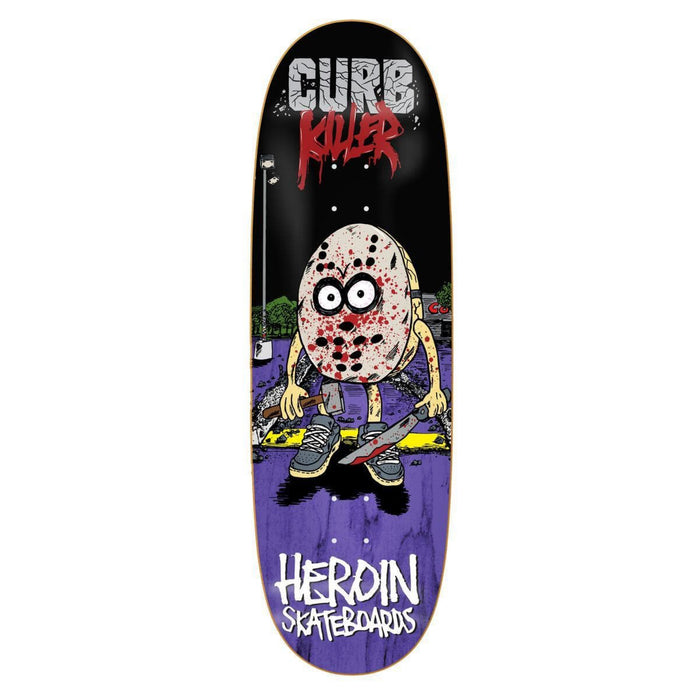 heroin skateboards curb killer skateboard deck