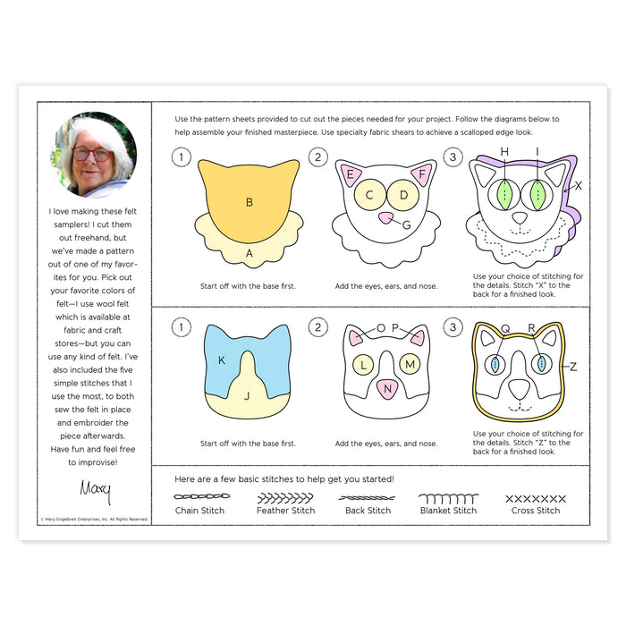 Cute Cat Felt Kit