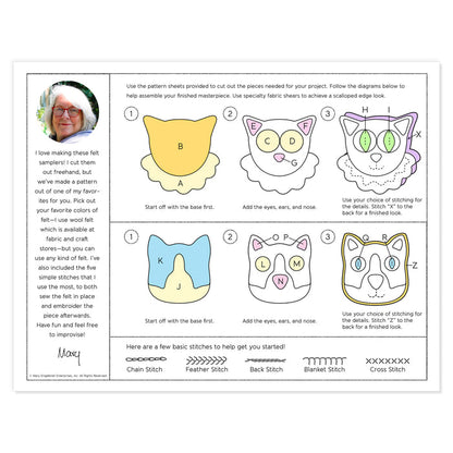 Cute Cat Felt Kit