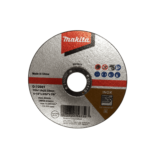Cutting Disc 4 1/2" x 6/64"  D-72001 ebuystt