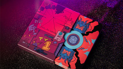 Cyberpunk Origin Standard Playing Cards Playing Cards by RarePlayingCards.com