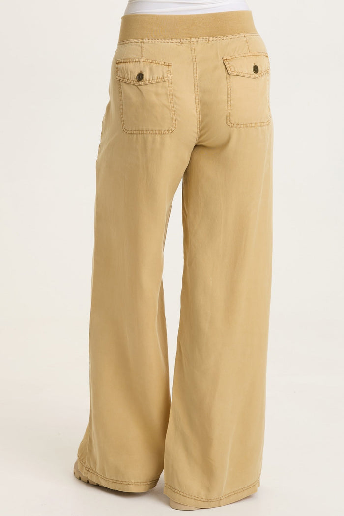 XCVI Dacia Twill Pleated Wide Leg Pant