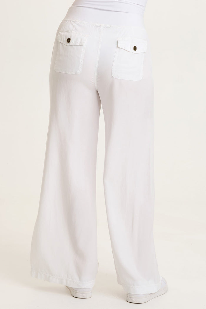 XCVI Dacia Twill Pleated Wide Leg Pant