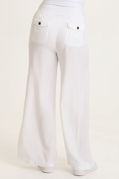 XCVI Dacia Twill Pleated Wide Leg Pant