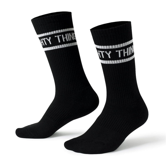 RSVLTS M RSVLTS Socks Dare Mighty Things (Black) – Crew Socks Dare Mighty Things (Black) – Crew Socks