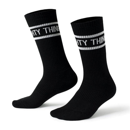 RSVLTS M RSVLTS Socks Dare Mighty Things (Black) – Crew Socks Dare Mighty Things (Black) – Crew Socks