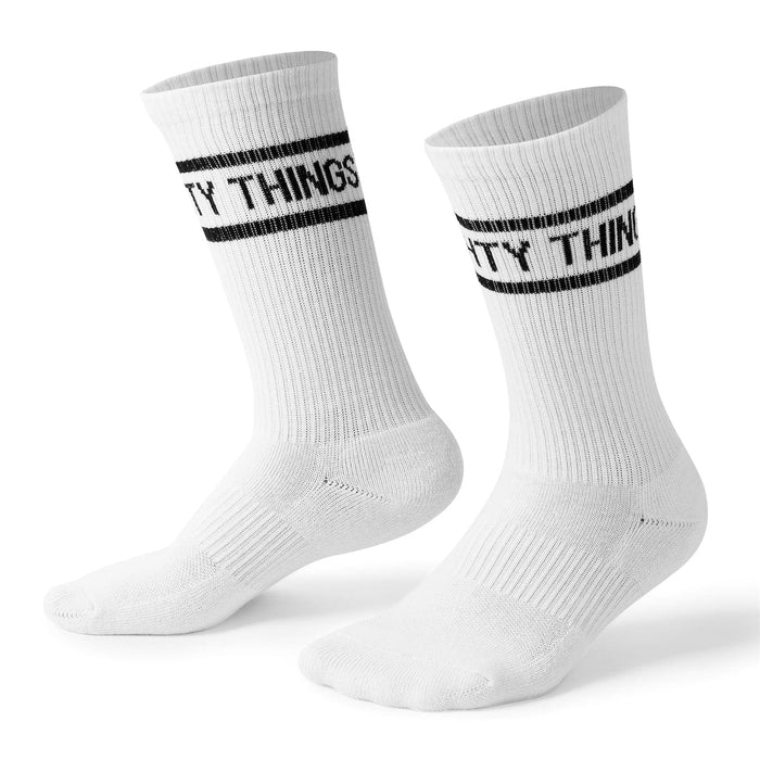 RSVLTS M RSVLTS Socks Dare Mighty Things (White) – Crew Socks Dare Mighty Things (White) – Crew Socks