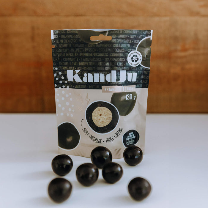 Dark chocolate malt balls - 130 g