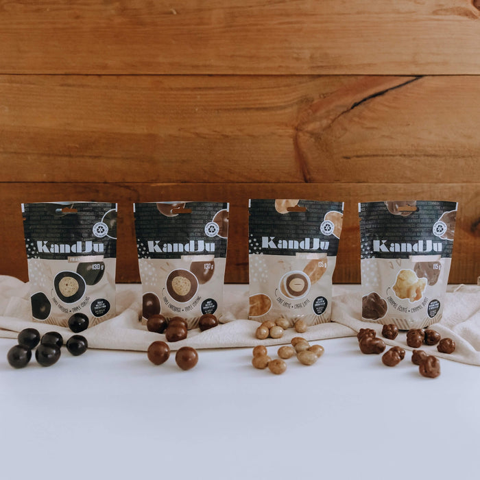 Dark chocolate malt balls - 130 g