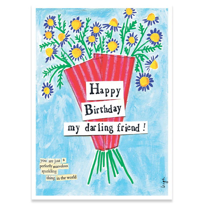 Darling Friend Birthday Greeting Card