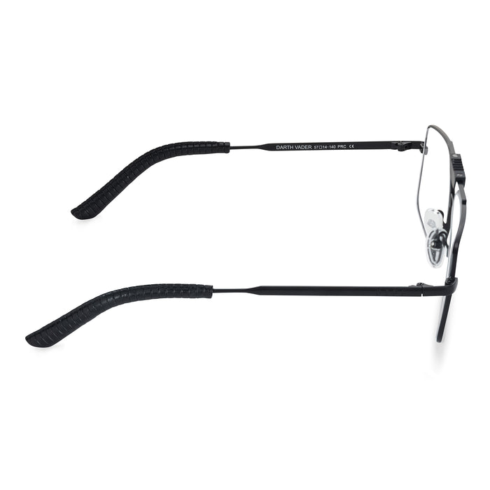 diff eyewear star wars darth varder matte black clear glasses side view