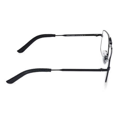 diff eyewear star wars darth varder matte black clear glasses side view