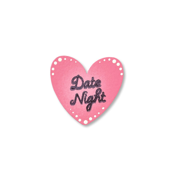 Date Night Heart Magnet