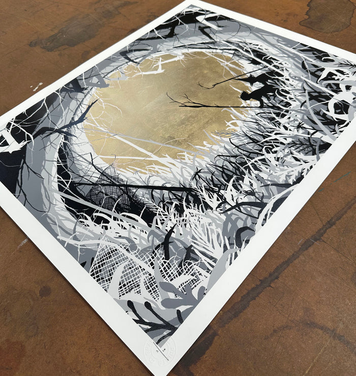 DAVID DE LA MANO - The Forbidden Garden (Gold Leaf) - ed 10