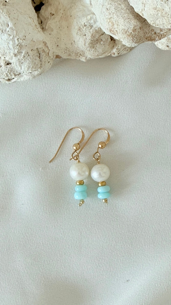 DAYDREAM earrings - Peruvian opal