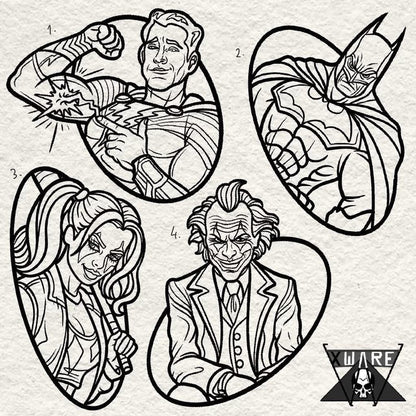 DC inspired designs by Emily (2025)