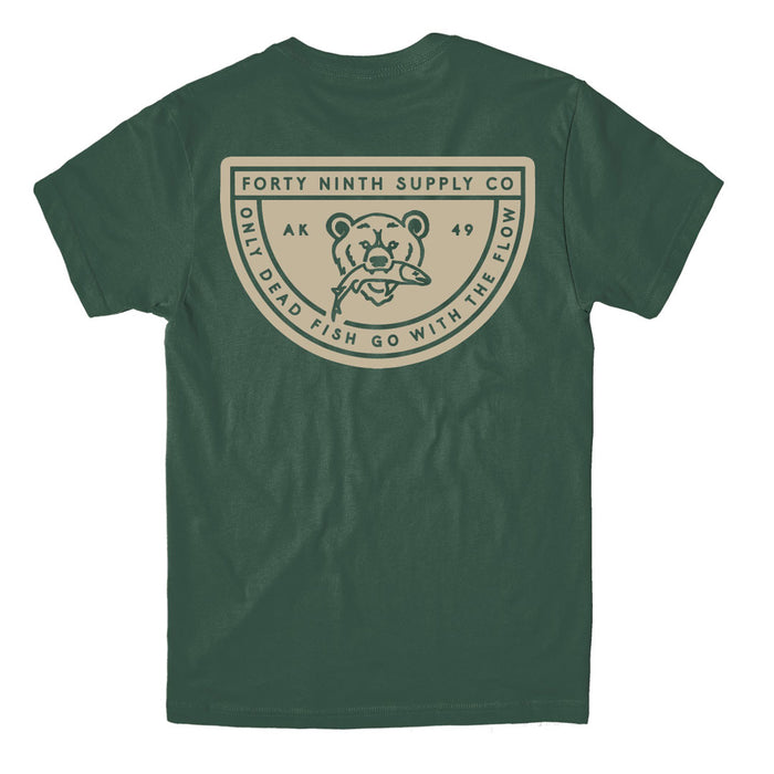 Dead Fish Forest Green T-Shirt