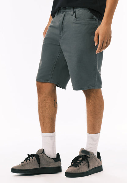 Buffalo Men Shorts Blue Denim Denim Shorts Stretch Soft Cotton Relaxed Straight Fit