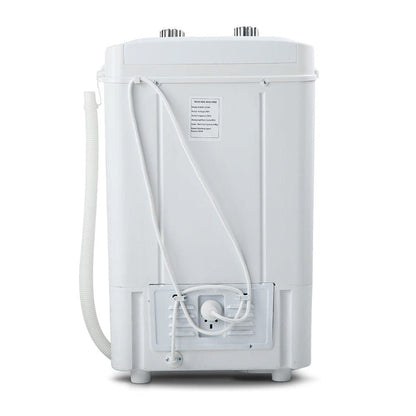 Devanti 4.6KG Mini Portable Washing Machine - Black -Home Living Store - -