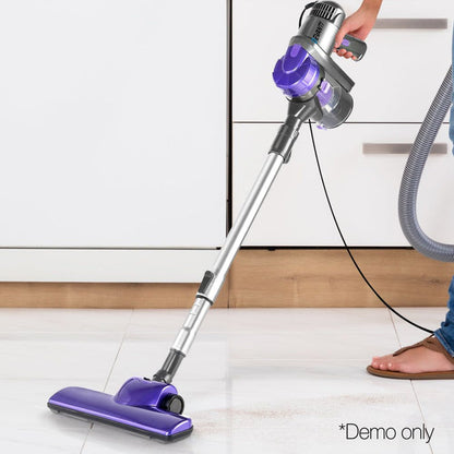 Devanti Corded Handheld Bagless Vacuum Cleaner - Purple and Silver -Home Living Store - -