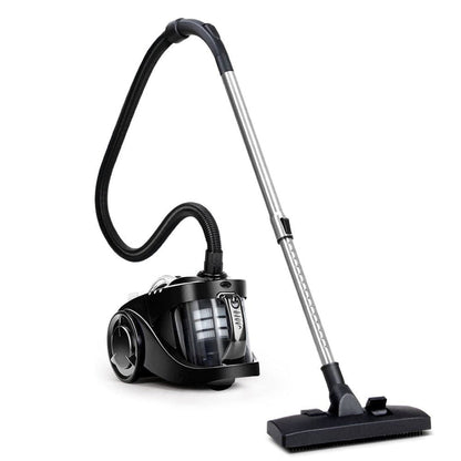 Devanti Vacuum Cleaner Bagless Cyclone Cyclonic Vac Home Office Car 2200W Black -Home Living Store - -