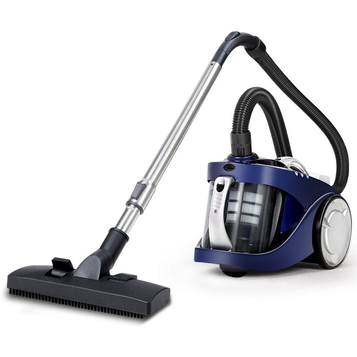Devanti Vacuum Cleaner Bagless Cyclone Cyclonic Vac Home Office Car 2200W Blue -Home Living Store - -