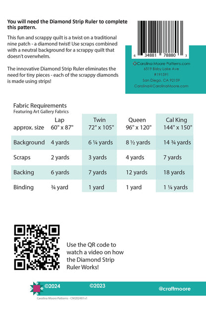 Diamond Nine Patch - Digital Download