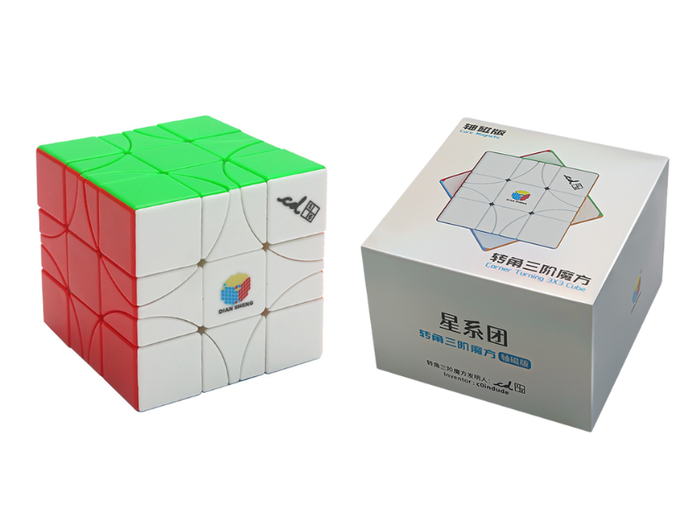 DianSheng Corner-Turning 3x3 (Core Magnetic) - Stickerless