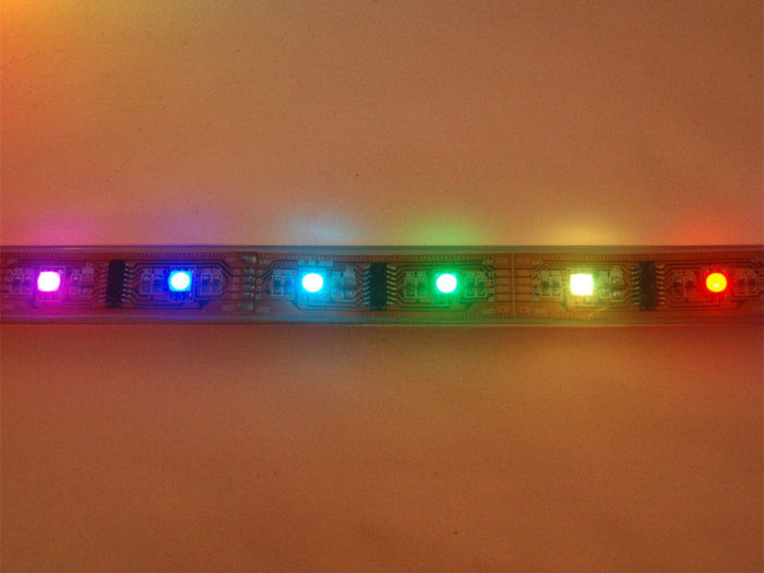 Digital RGB LED Weatherproof Strip - LPD8806 32 LED - 1m Reel [Discontinued] by Adafruit - The Pi Hut