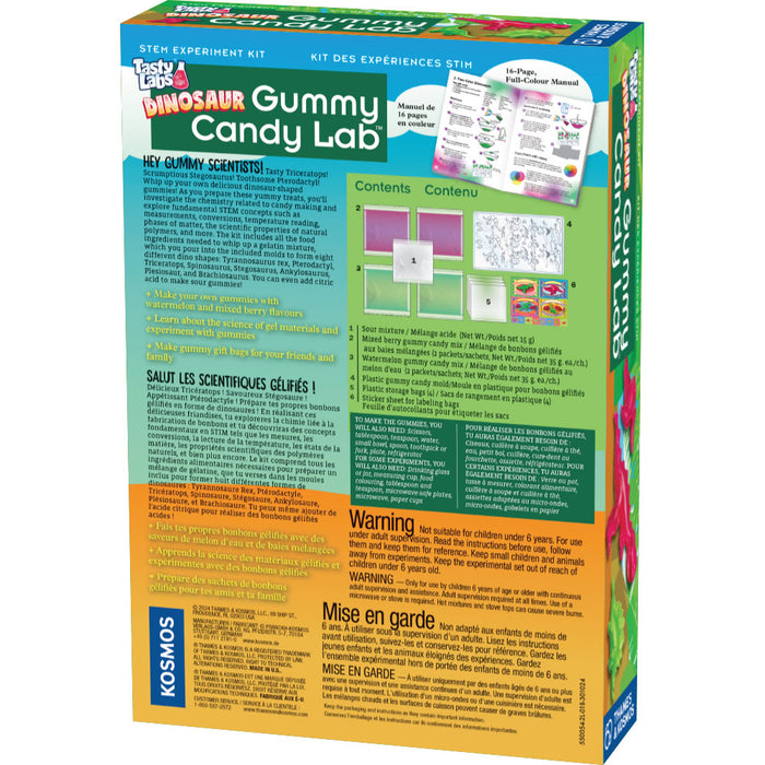 Dinosaur Gummy Candy Lab - 2L (EN/FR) STEM Thames & Kosmos