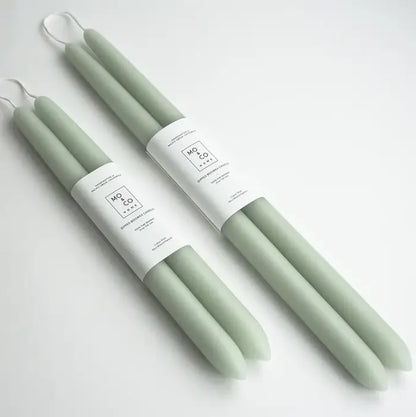 Dipped Beeswax Taper Candles