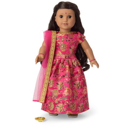 Diwali Celebration Outfit for 18-inch Dolls