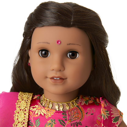 Diwali Celebration Outfit for 18-inch Dolls