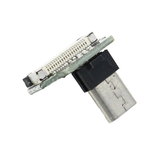 DIY USB Cable Parts - Right Angle Micro USB Plug Down by The Pi Hut - The Pi Hut