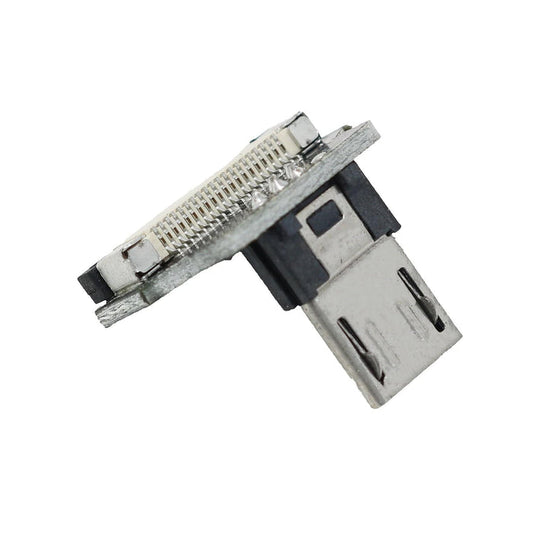 DIY USB Cable Parts - Right Angle Micro USB Plug Up by The Pi Hut - The Pi Hut