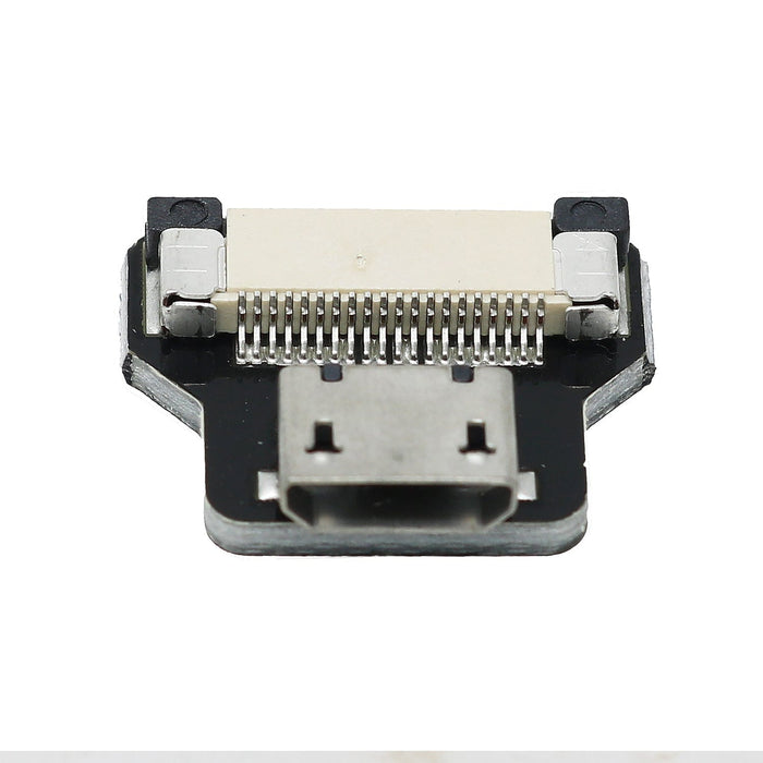 DIY USB Cable Parts - Straight Micro USB Socket by The Pi Hut - The Pi Hut