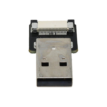 DIY USB Cable Parts - Straight USB-A Plug by The Pi Hut - The Pi Hut
