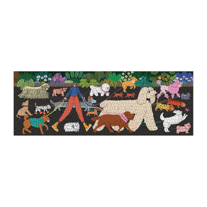 Dog Walk 1000 Piece Panoramic Jigsaw Puzzle 1000 Piece Puzzles Hye Jin Chung